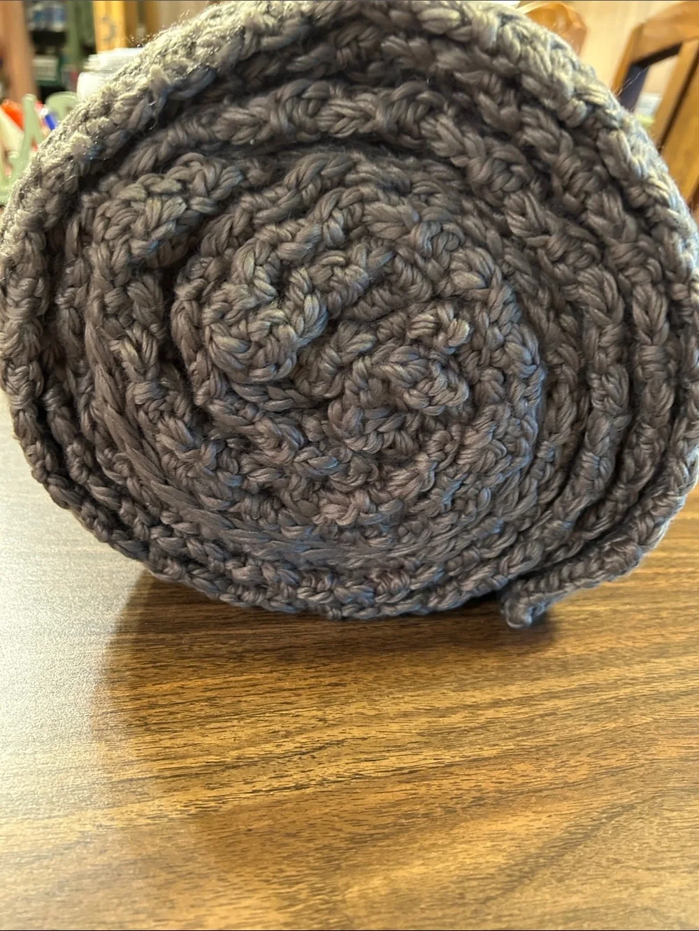 Threshold Oversized Chunky Knit Throw - Gray